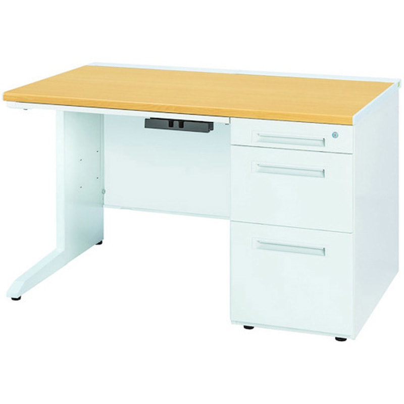 50XBL-147BRPW 片袖デスク 50Xシリーズ トヨスチール(トヨセット) ホワイト色 高さ700mm間口1400mm奥行700mm  50XBL-147BRPW
