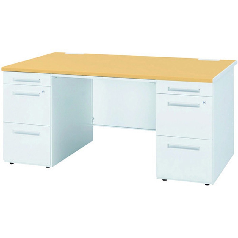 50SBH-168AAPW 両袖デスク 50Sシリーズ トヨスチール(トヨセット) 奥行800mm 高さ720mm間口1600mm  50SBH-168AAPW