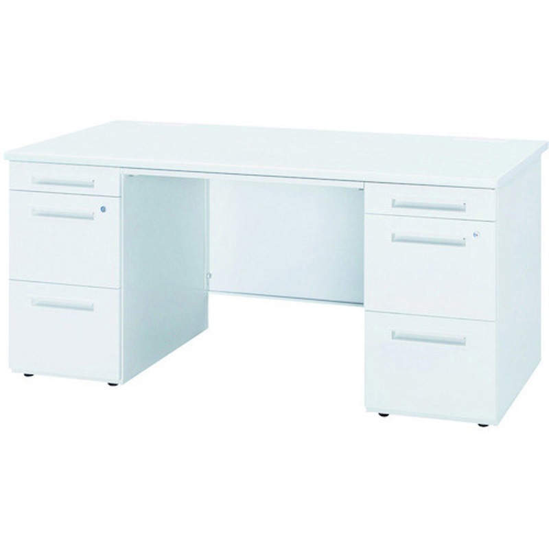 50SBH-166AAWW 両袖デスク 50Sシリーズ トヨスチール(トヨセット) 奥行600mm 高さ720mm間口1600mm  50SBH-166AAWW