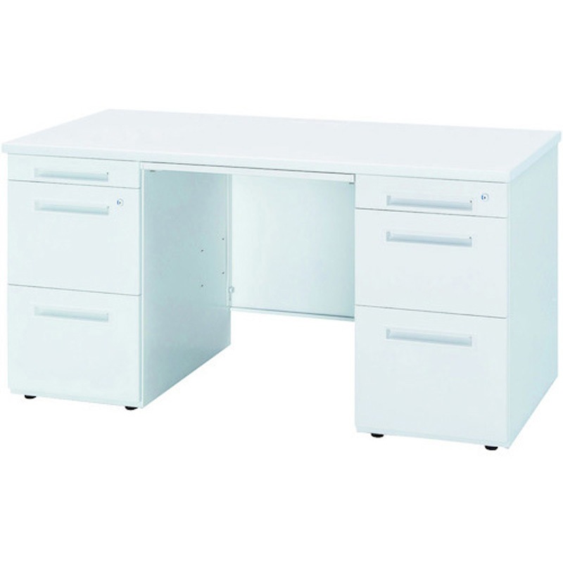 50SBL-146ABWW 両袖デスク 50Sシリーズ トヨスチール(トヨセット) 奥行600mm 高さ700mm間口1400mm  50SBL-146ABWW