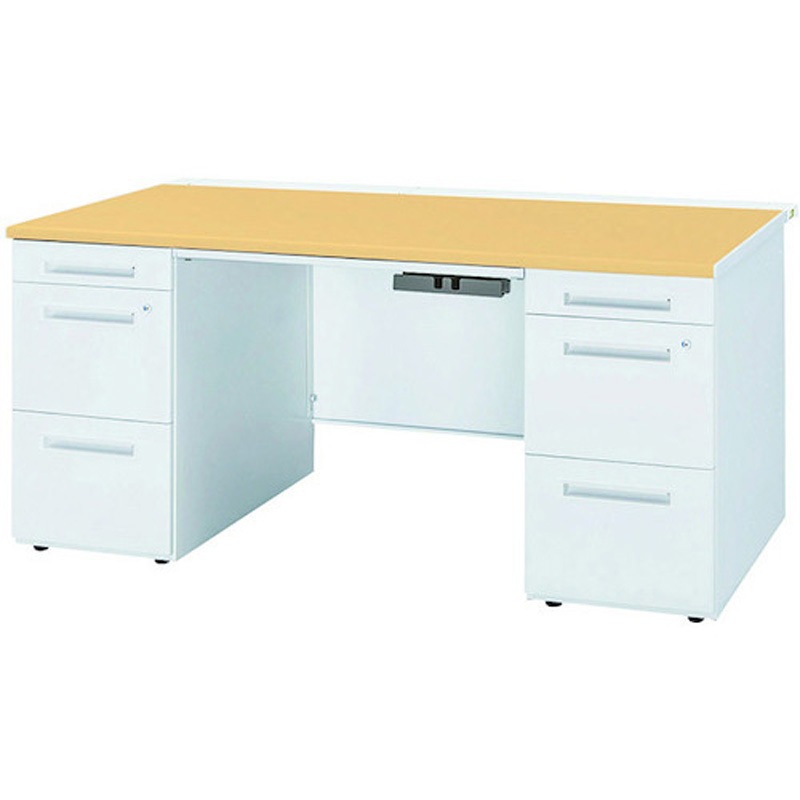 50XBH-167AAPW 両袖デスク 50Xシリーズ トヨスチール(トヨセット) 奥行700mm 高さ720mm間口1600mm  50XBH-167AAPW