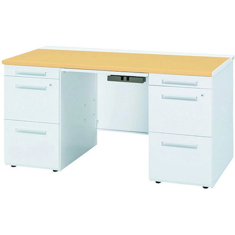 50XBL-147AAPW 両袖デスク 50Xシリーズ トヨスチール(トヨセット) 奥行700mm 高さ700mm間口1400mm  50XBL-147AAPW