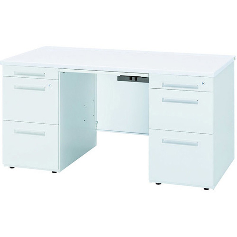 50XBL-167ABWW 両袖デスク 50Xシリーズ トヨスチール(トヨセット) 奥行700mm 高さ700mm間口1600mm  50XBL-167ABWW