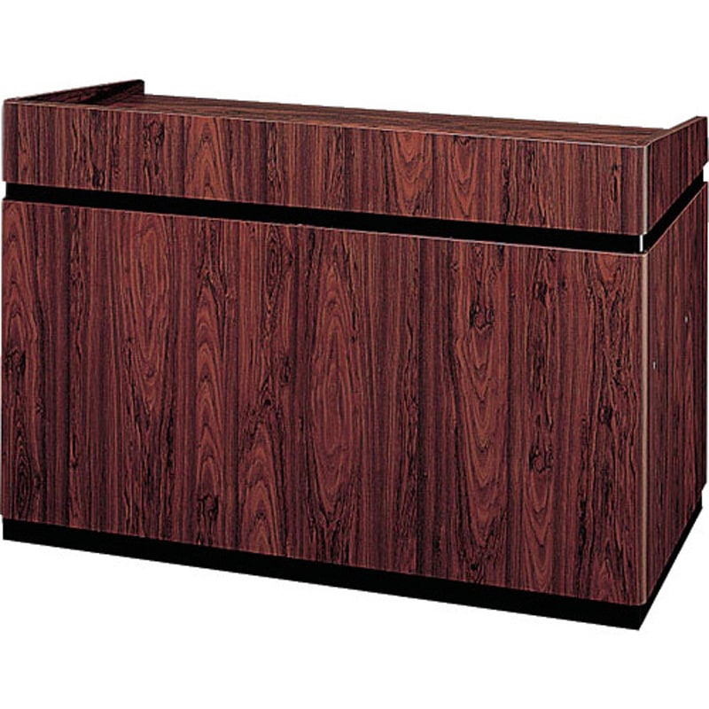 NEM-15R 演台 ローズ色 ノーリツイス 付キャスター 高さ1000mm間口1500mm奥行620mm  NEM-15R