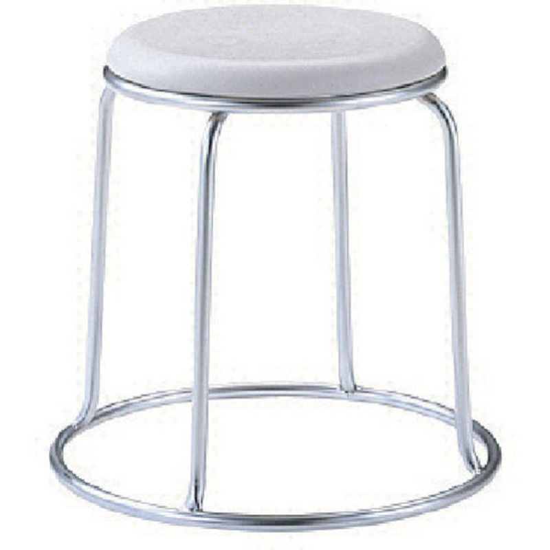 RD-43-IV 丸イス ノーリツイス アイボリー色 高さ420mm幅440mm奥行440mm  RD-43-IV