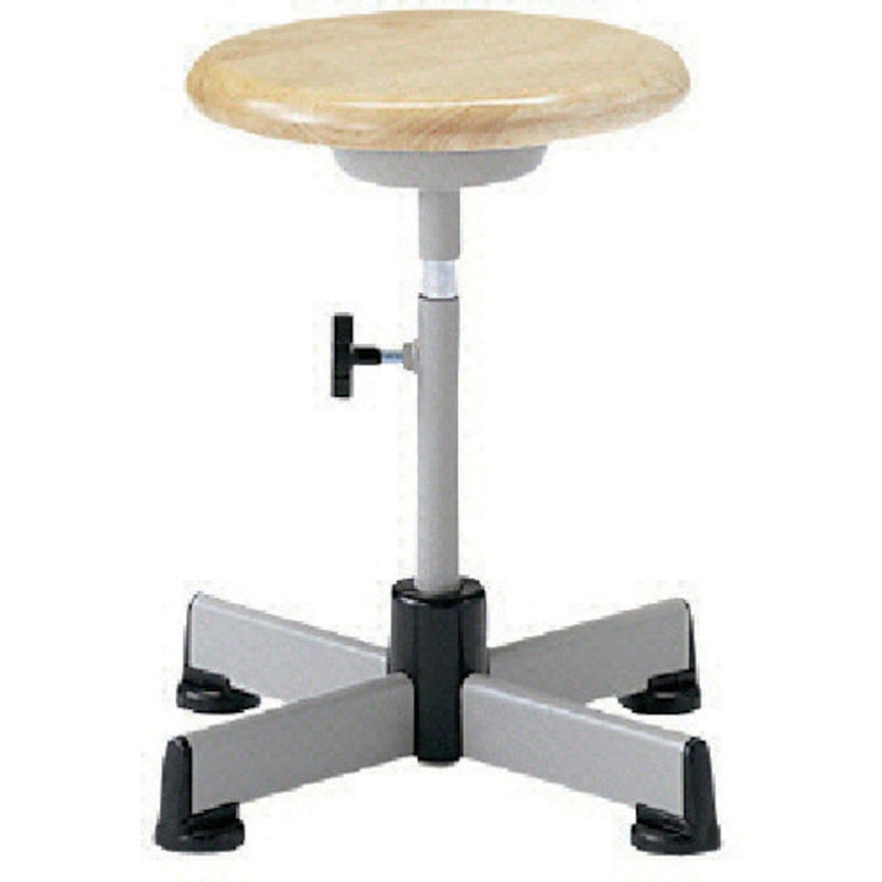 T-5T 木製座作業椅子 ノーリツイス 高さ520mm幅430mm奥行430mm  T-5T