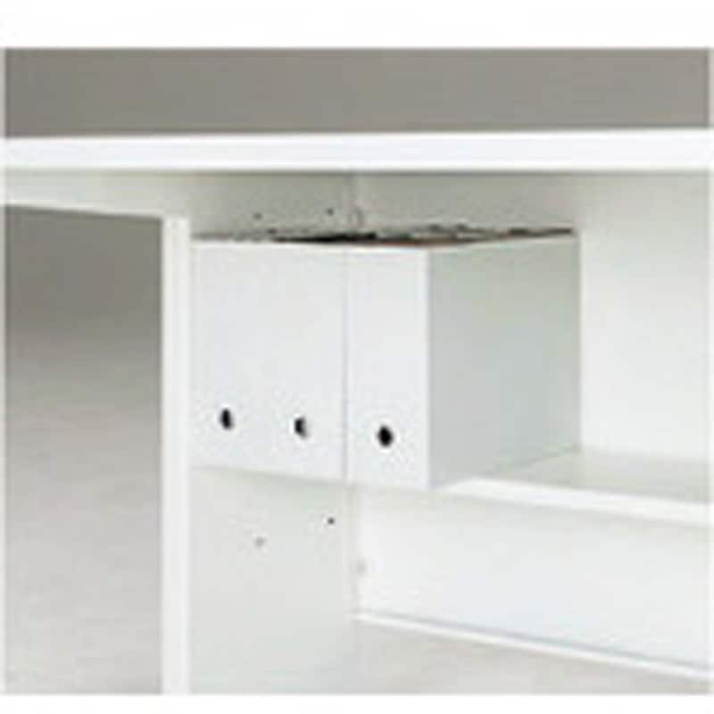 50AT-H10W 足元棚(平デスク用) トヨスチール(トヨセット) ホワイト色