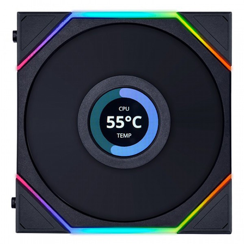 UF-TL140-LCD-1B 液晶付き140mmPWMケースファン 1個 LIAN LI 【通販