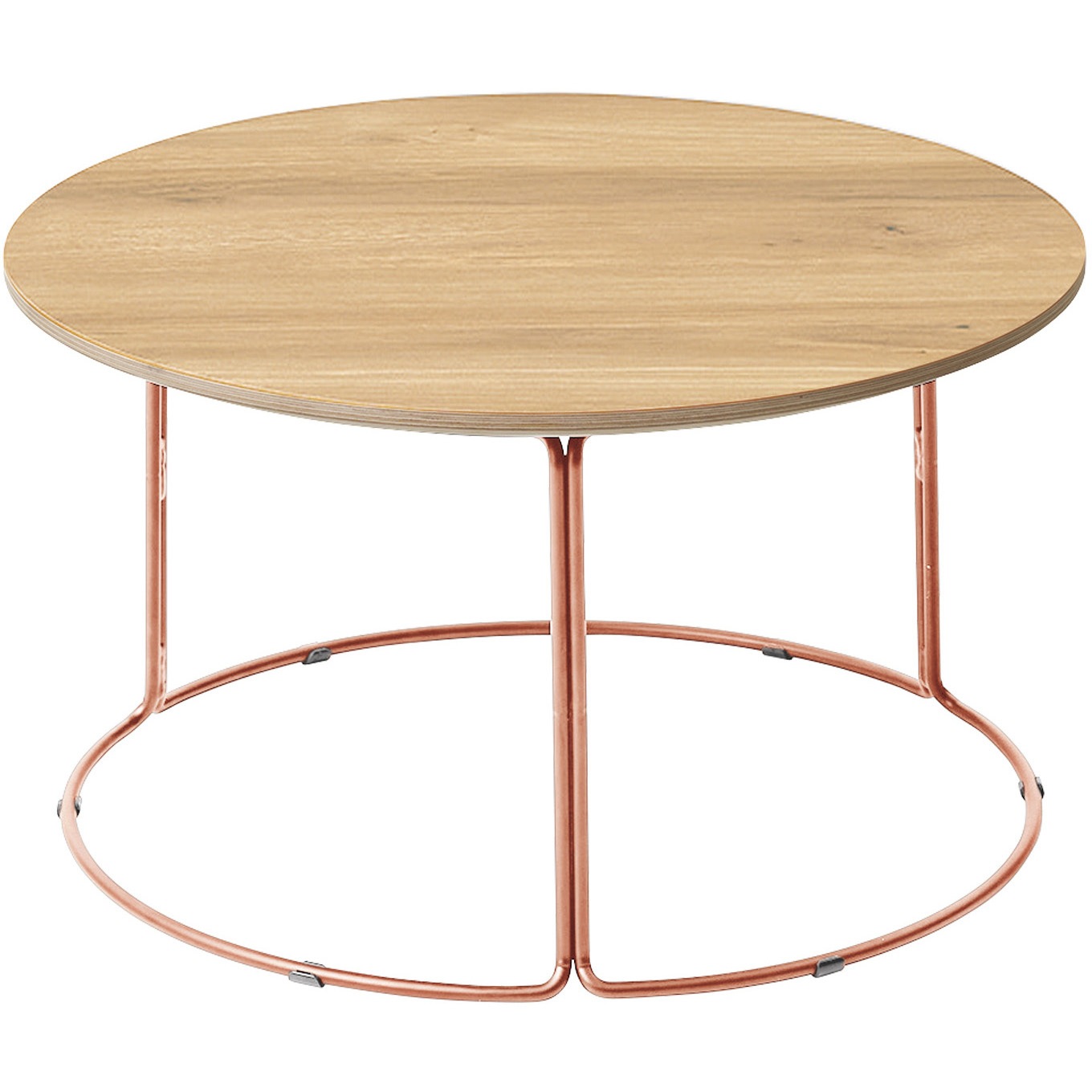 T75-C21M-MY31 テーブル CK-750 メラミン天板 カッパー脚 (配送・組立サービス付き) コクヨ 高さ335mm幅600mm奥行600mm  T75-C21M-MY31