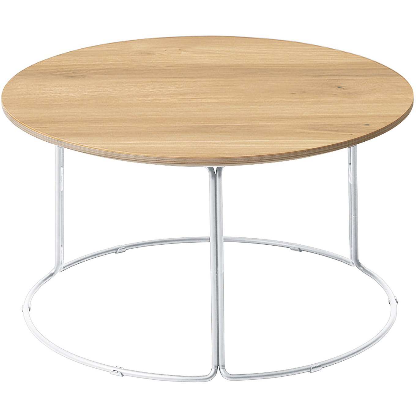 T75-M21M-MY31 テーブル CK-750 メラミン天板 メッキ脚 (配送・組立サービス付き) コクヨ 高さ335mm幅600mm奥行600mm  T75-M21M-MY31