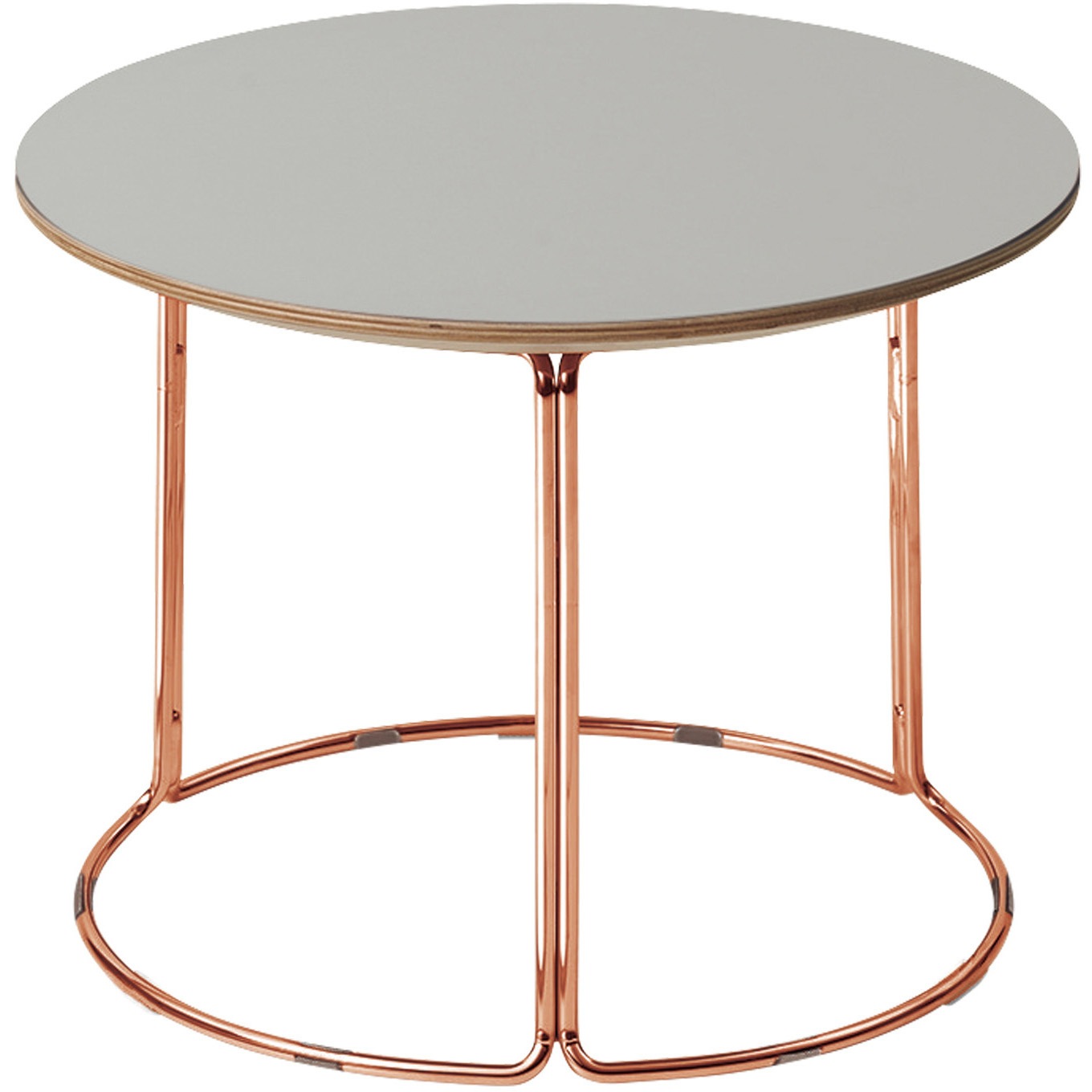 T75-C11L-F751 テーブル CK-750 リノリウム天板 カッパー脚 (配送・組立サービス付き) コクヨ 高さ335mm幅450mm奥行450mm  T75-C11L-F751