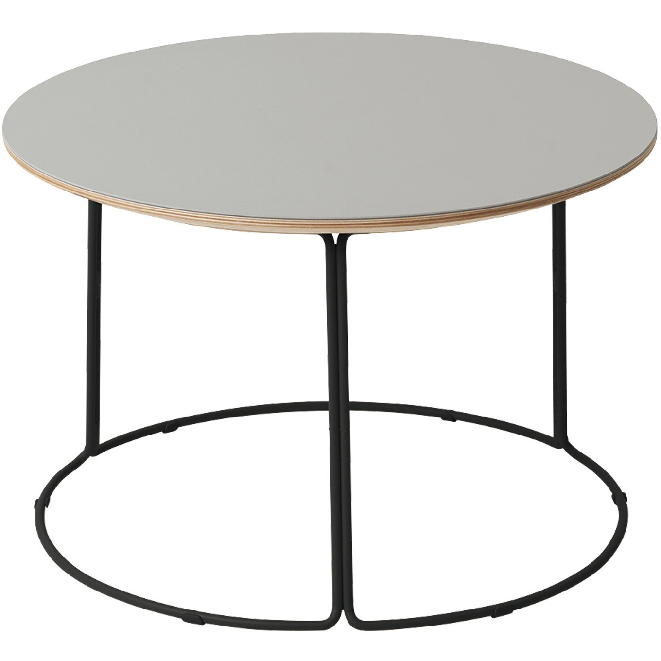 T75-B22L-F751 テーブル CK-750 リノリウム天板 ブラック塗装脚 (配送・組立サービス付き) コクヨ 高さ385mm幅600mm奥行600mm  T75-B22L-F751