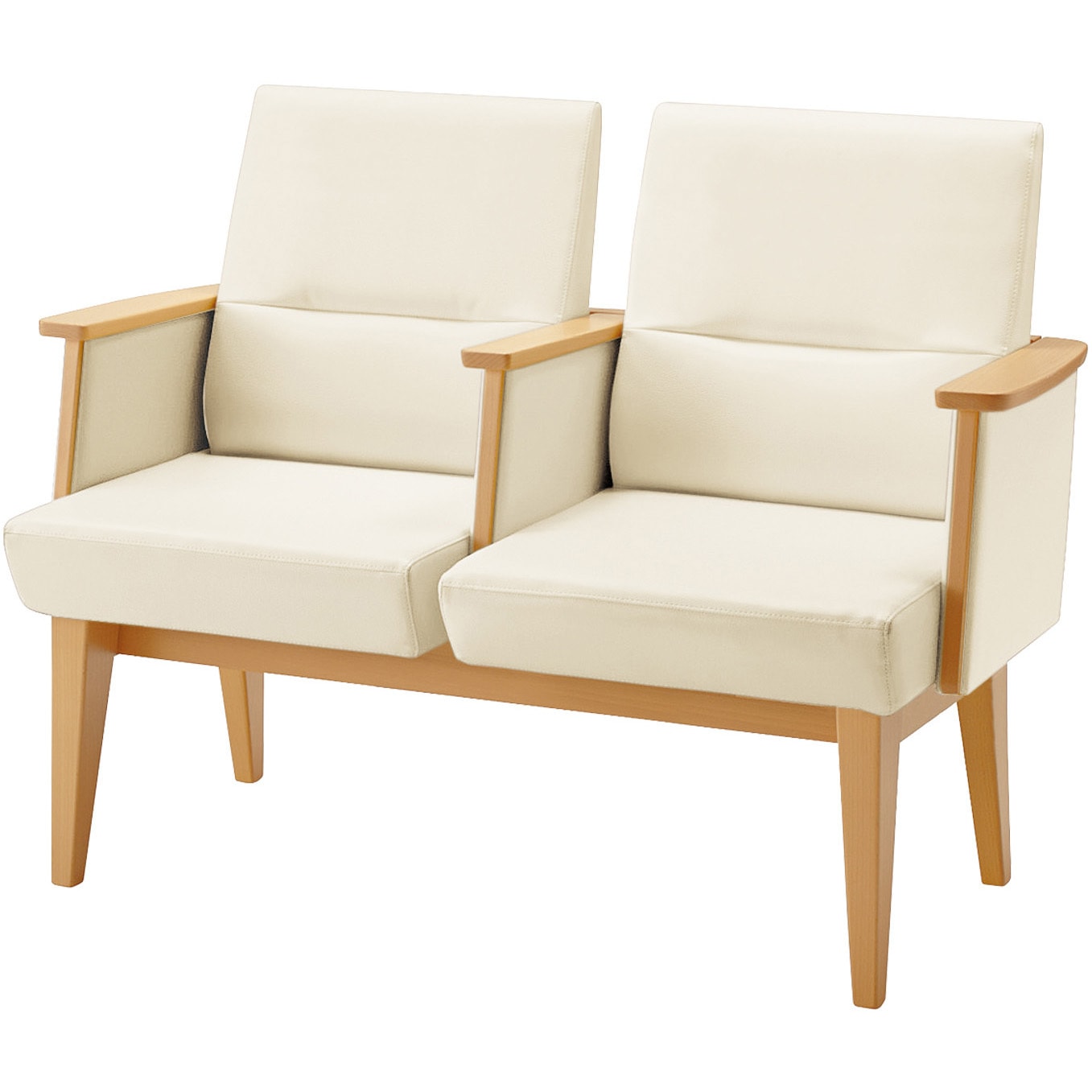 ロビー　レフィナ　２人用Ｒ無肘無ミドル NRF-M2NNS-W2511111 66275558 送料無料 コクヨ kokuyo RIENDA GOLF | RIENDA GOLFモノグラムロゴニットトップス (ニット