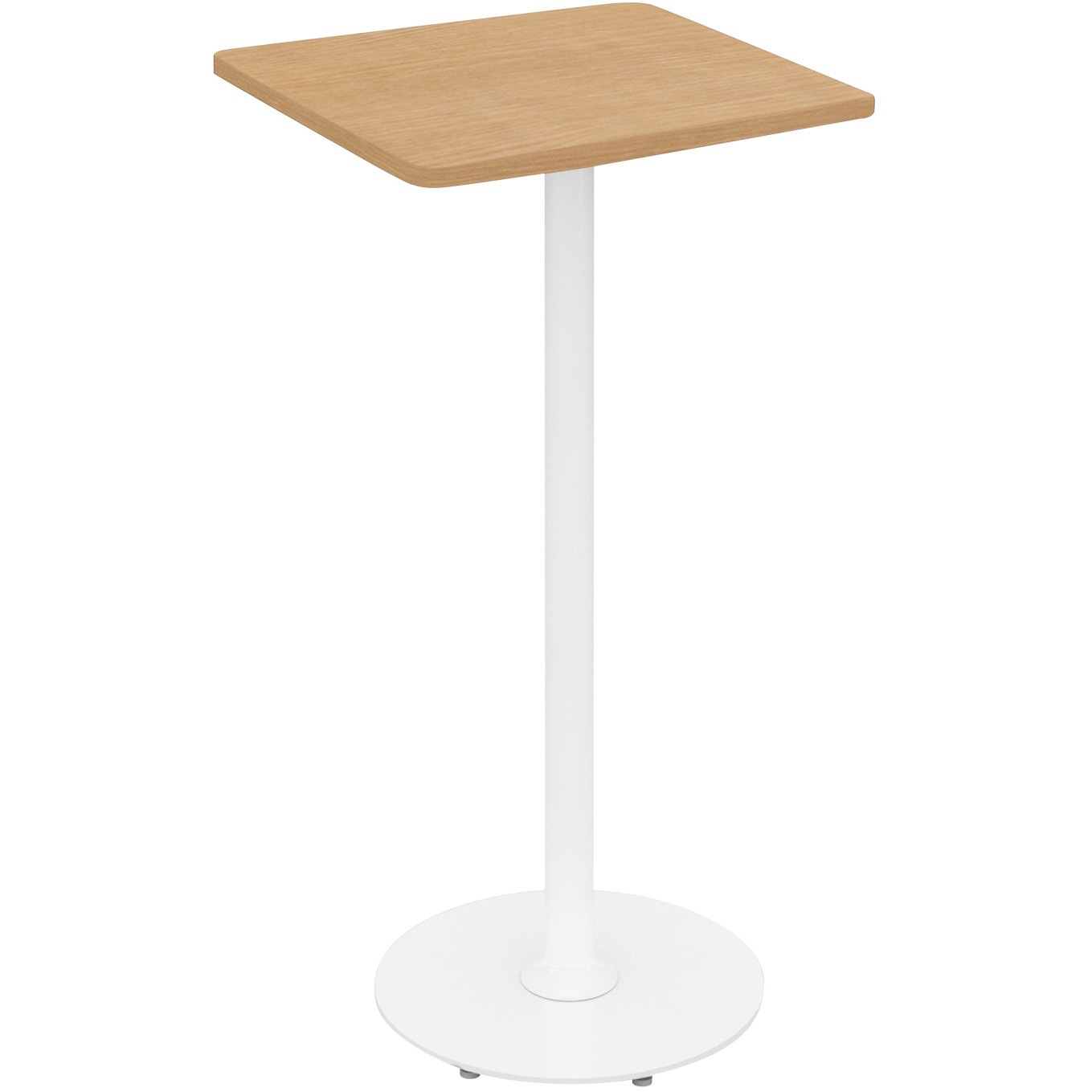 TFK-SS0606HM-SAT14 テーブル フランカ 正方形単柱脚 スタンダード天板 (配送・組立サービス付き) コクヨ 高さ1000mm幅600mm奥行600mm  TFK-SS0606HM-SAT14 40,937円