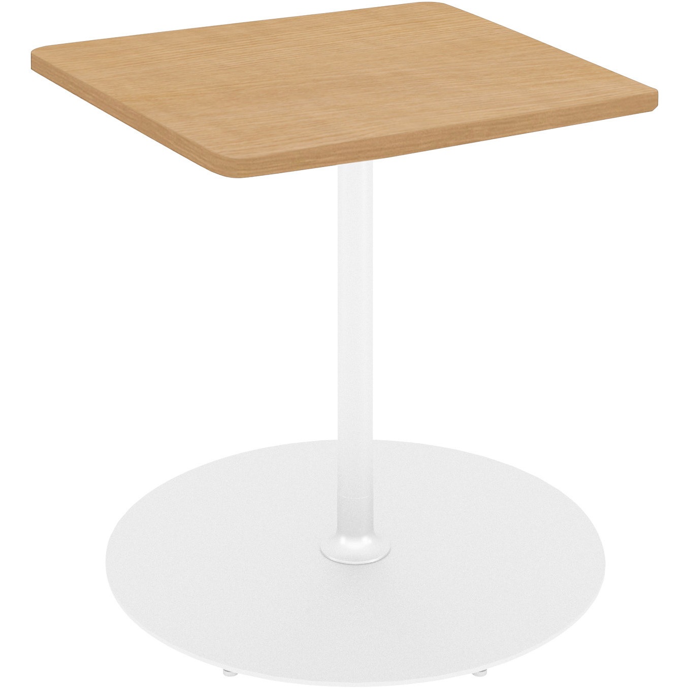 TFK-SS0808MM-SAT13 テーブル フランカ 正方形単柱脚 スタンダード天板 (配送・組立サービス付き) コクヨ 高さ720mm幅800mm奥行800mm  TFK-SS0808MM-SAT13