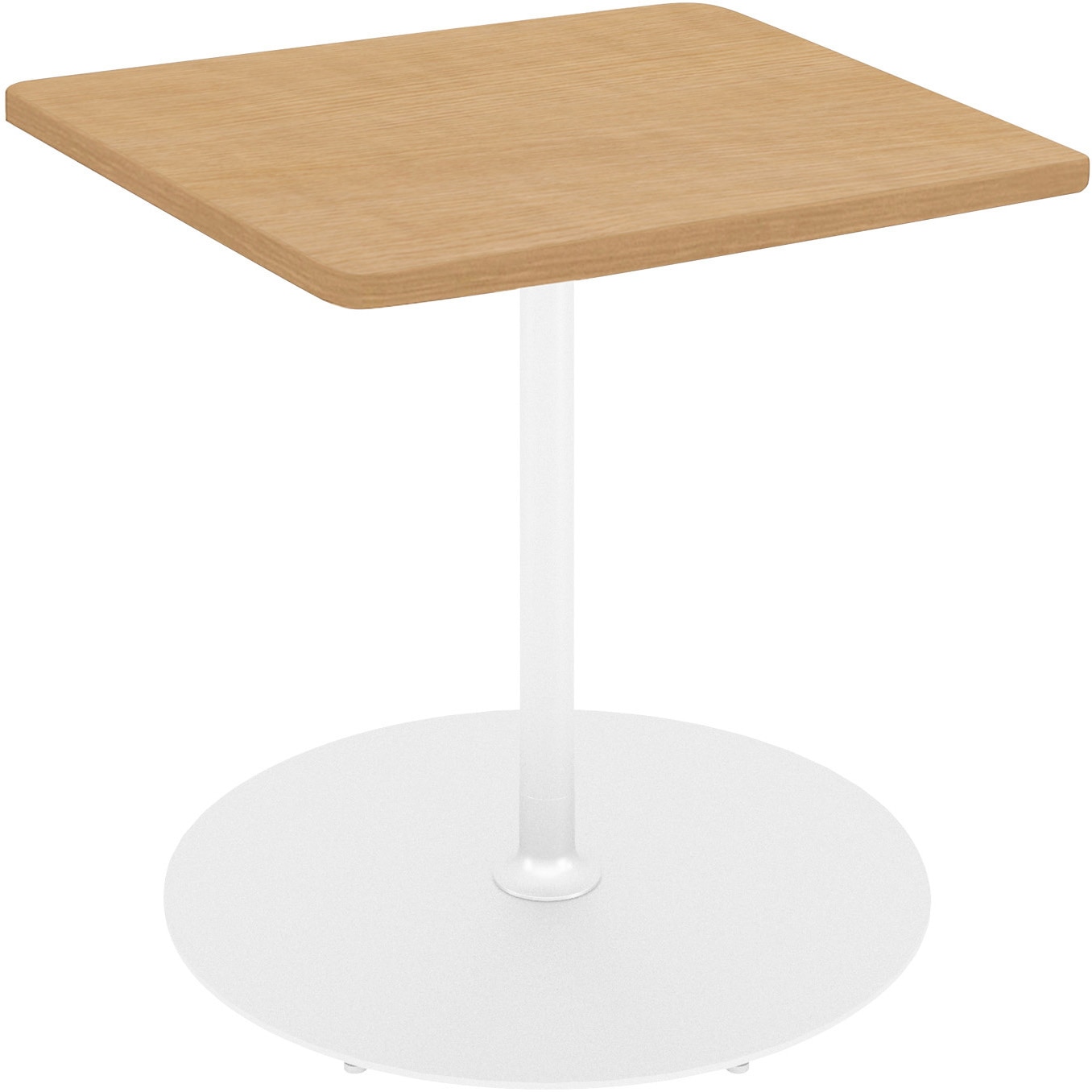 TFK-SS0909MM-SAT13 テーブル フランカ 正方形単柱脚 スタンダード天板 (配送・組立サービス付き) コクヨ 高さ720mm幅900mm奥行900mm  TFK-SS0909MM-SAT13