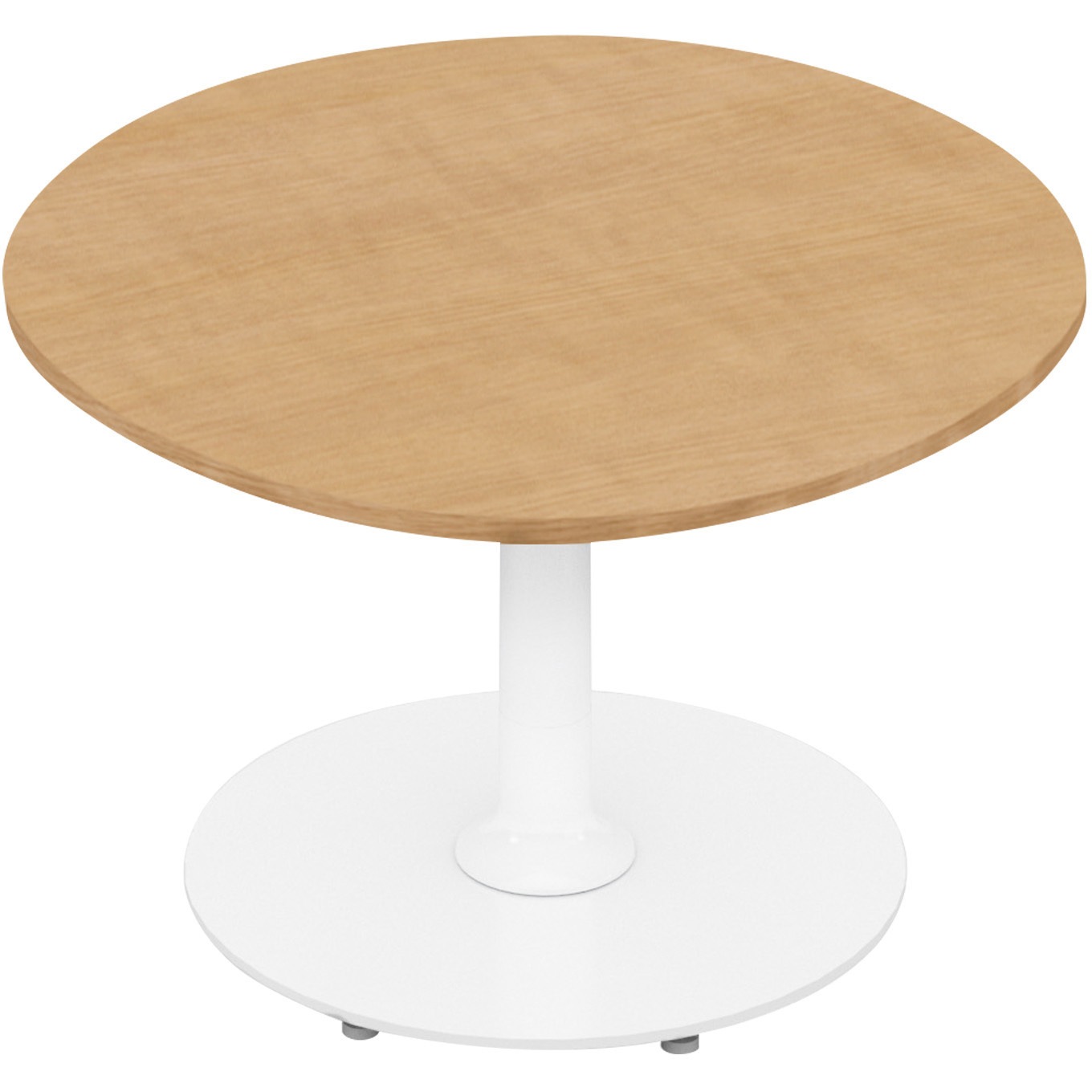 TFK-SC0606LM-SAT14 テーブル フランカ 円形単柱脚 スタンダード天板 (配送・組立サービス付き) コクヨ 高さ450mm幅600mm奥行600mm  TFK-SC0606LM-SAT14