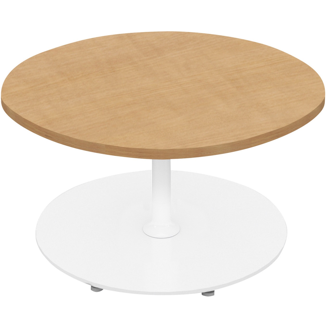 TFK-SC0909LM-SAT13 テーブル フランカ 円形単柱脚 スタンダード天板 (配送・組立サービス付き) コクヨ 高さ450mm幅900mm奥行900mm  TFK-SC0909LM-SAT13