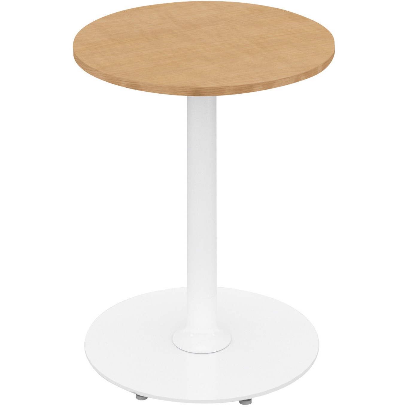 TFK-SC0404KM-SAT14 テーブル フランカ 円形単柱脚 スタンダード天板 (配送・組立サービス付き) コクヨ 高さ620mm幅450mm奥行450mm  TFK-SC0404KM-SAT14