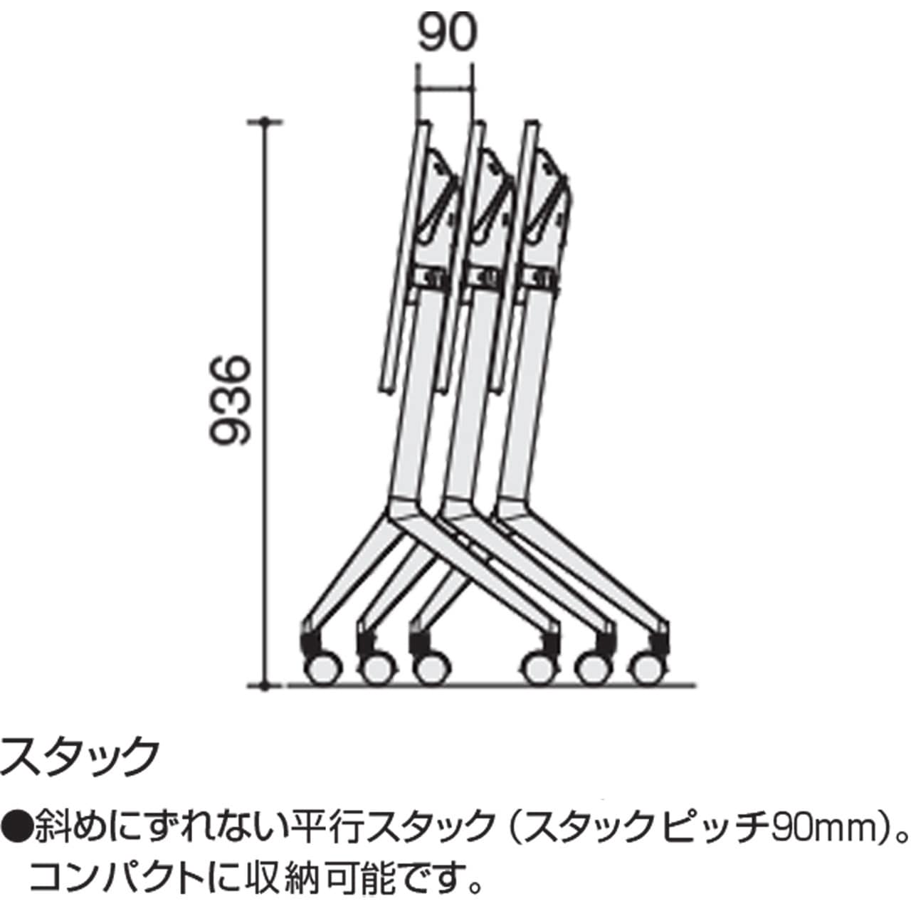 FLF-K0604KPN-S1T11 教育用 リーフラインS スクエアテーブル 幕板付 