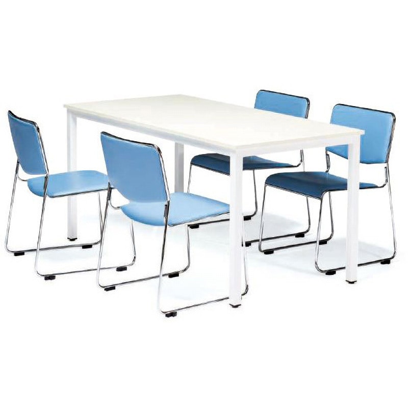 MTN-1575FC4 会議テーブル・チェアーセット(MTN/4人用) 1セット ニシキ