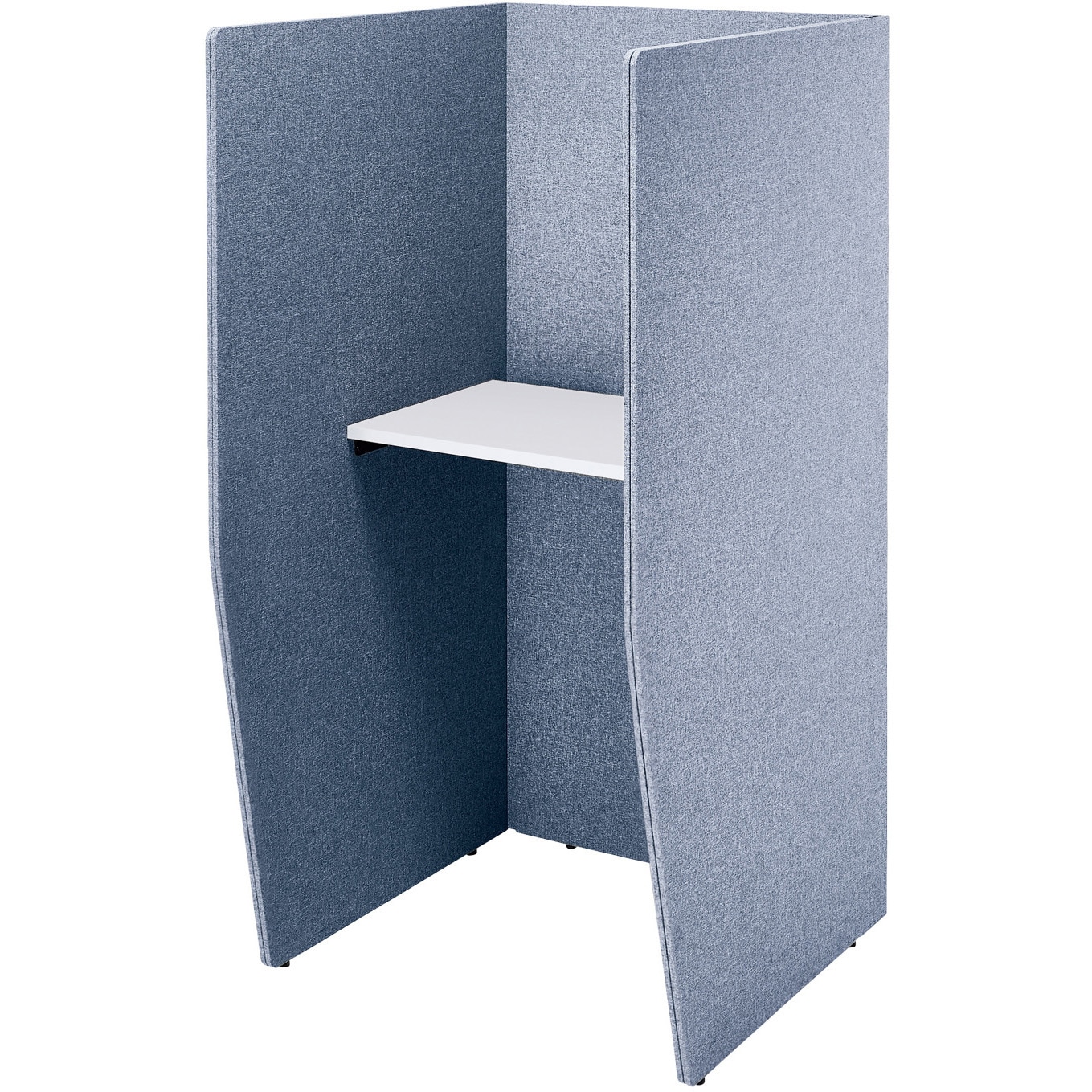 PVE-S8CHNNMH-PW5L1 1人用パネルブース ヴェルテ バックパネル無3．0 ハイ天板 (配送・組立サービス付き) コクヨ アジャスタ 床傾斜調整範囲18mm機能 質量56.5kg 高さ1805mm  PVE-S8CHNNMH-PW5L1