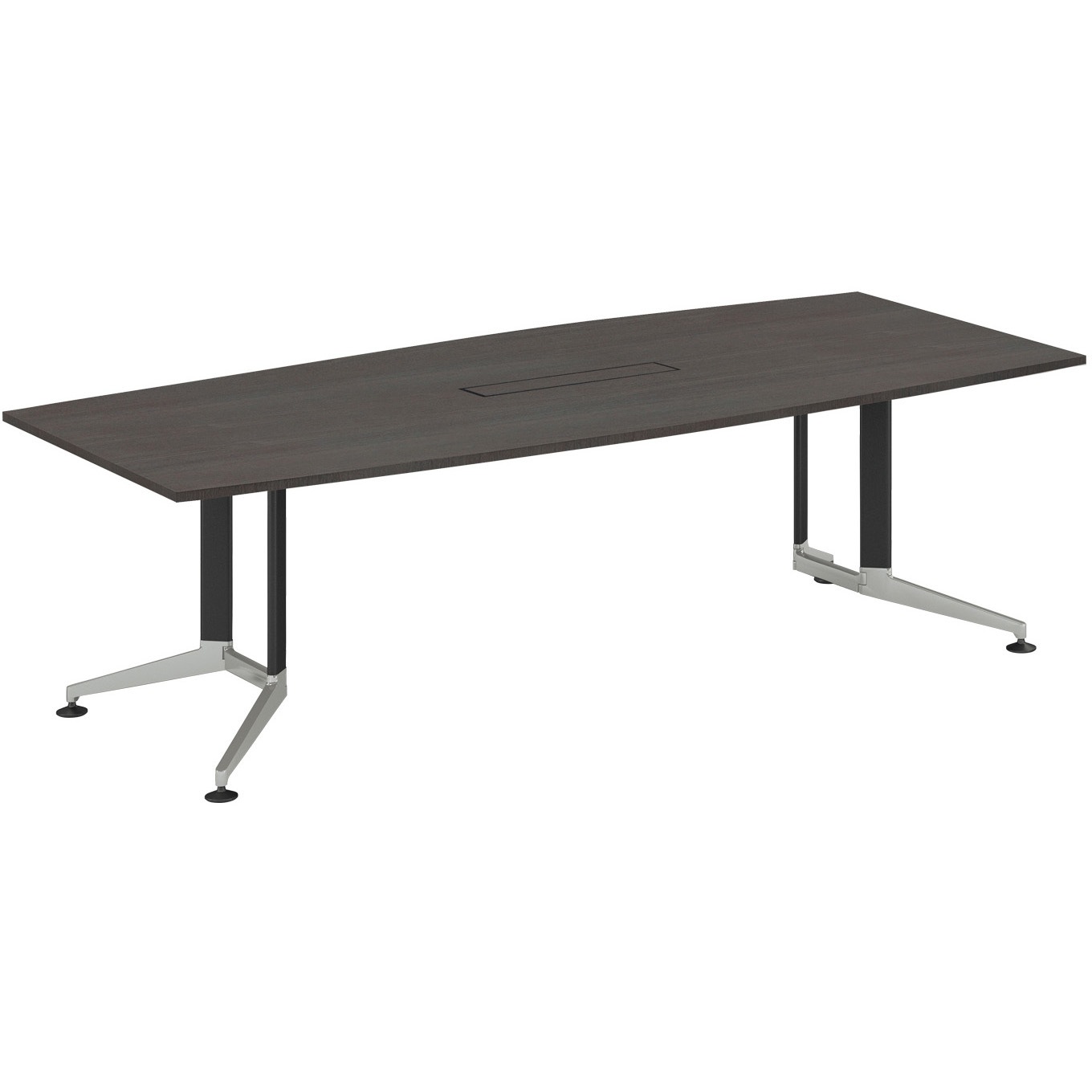 W40-BW2412PH-PMG81 会議テーブル WT400 ボート形配線有 (配送・組立サービス付き) コクヨ 高さ720mm幅2400mm奥行1200mm  W40-BW2412PH-PMG81 159,900円