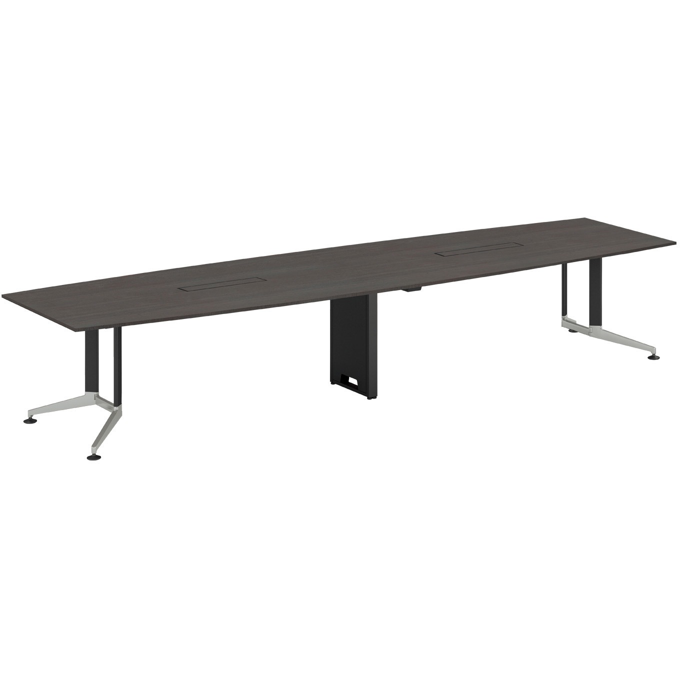 W40-BW4012PH-PMG81 会議テーブル WT400 ボート形配線有 (配送・組立サービス付き) コクヨ 高さ720mm幅4000mm奥行1200mm  W40-BW4012PH-PMG81