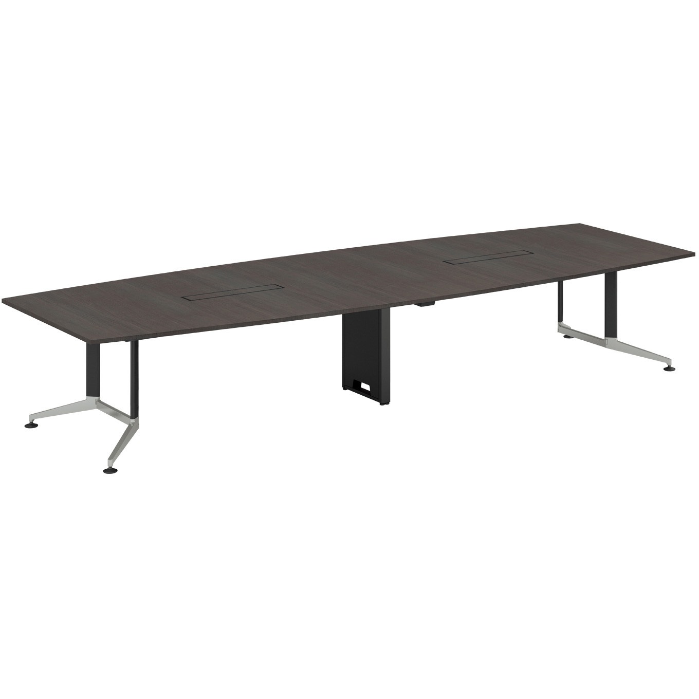 W40-BW4015PH-PMG81 会議テーブル WT400 ボート形配線有 (配送・組立サービス付き) コクヨ 高さ720mm幅4000mm奥行1500mm  W40-BW4015PH-PMG81