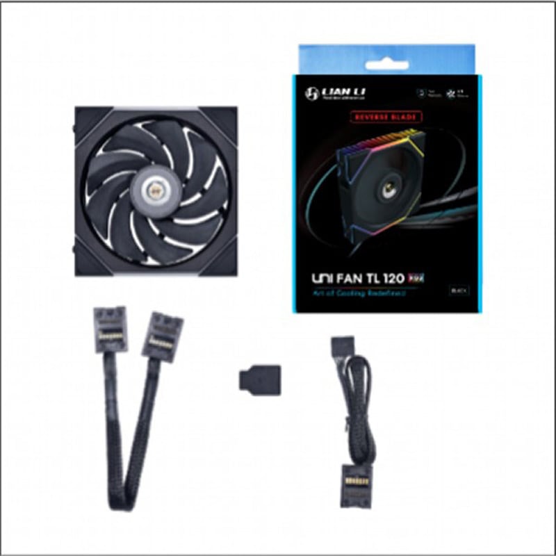 lianli　120mmケースファン　12個セット 最大6基まで連結可能に、Lian Liの連結型ファン「UNI FAN SL」に新