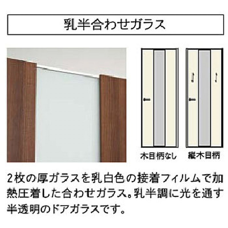 未使用無加工ドア3枚 EIDAI（永大） 永大産業 片開きドア本体のみ [デザイン1Z] 枠なし