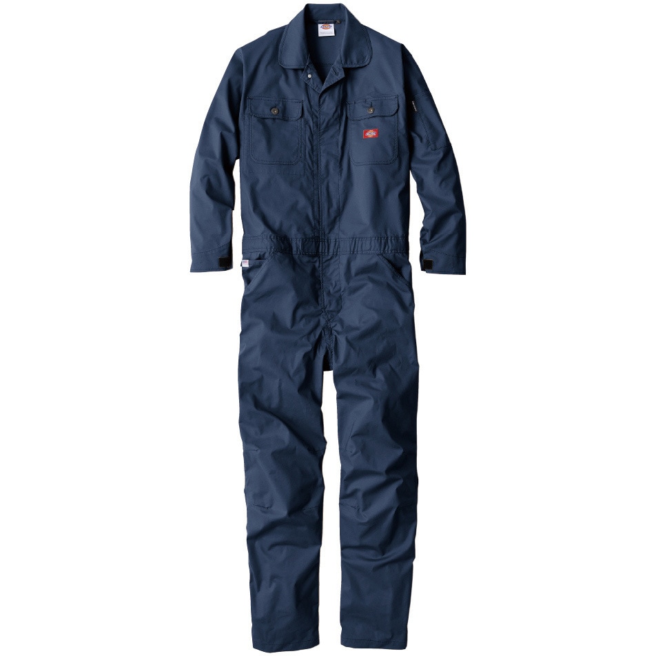 D-746 ストレッチCVC長袖ツナギ Dickies(ディッキーズ) ネイビー色