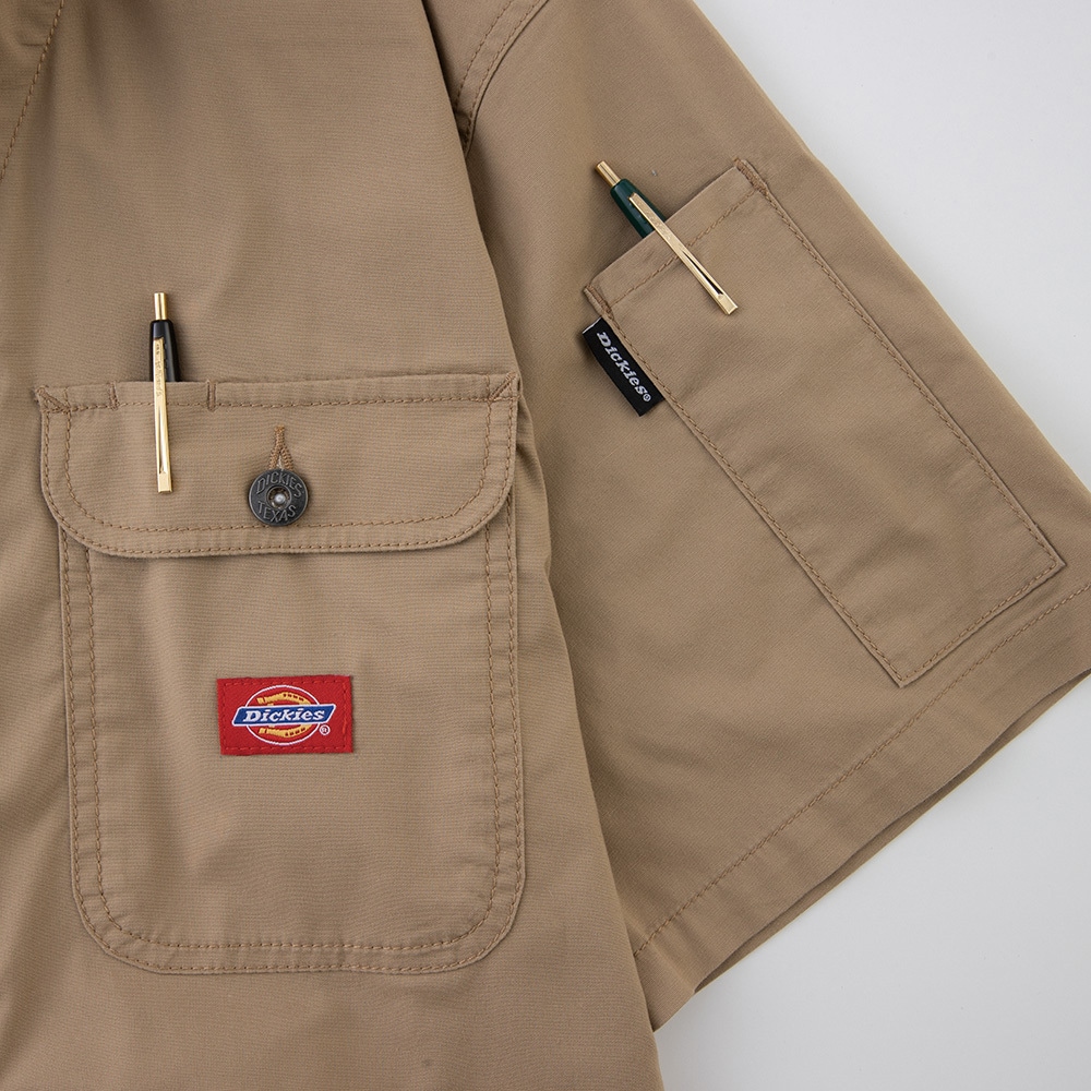 D-746 ストレッチCVC長袖ツナギ Dickies(ディッキーズ) ネイビー色