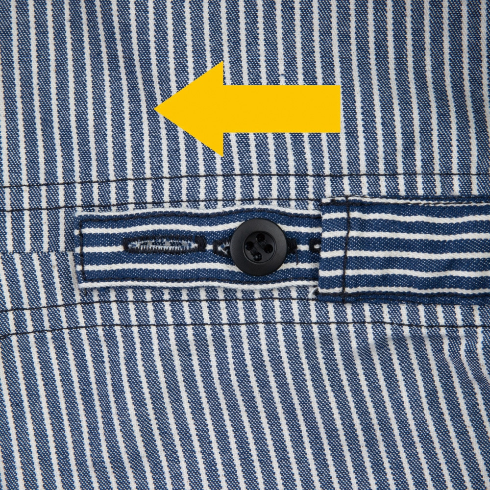 D-7102 ライト ストレッチヒッコリー 半袖ツナギ Dickies