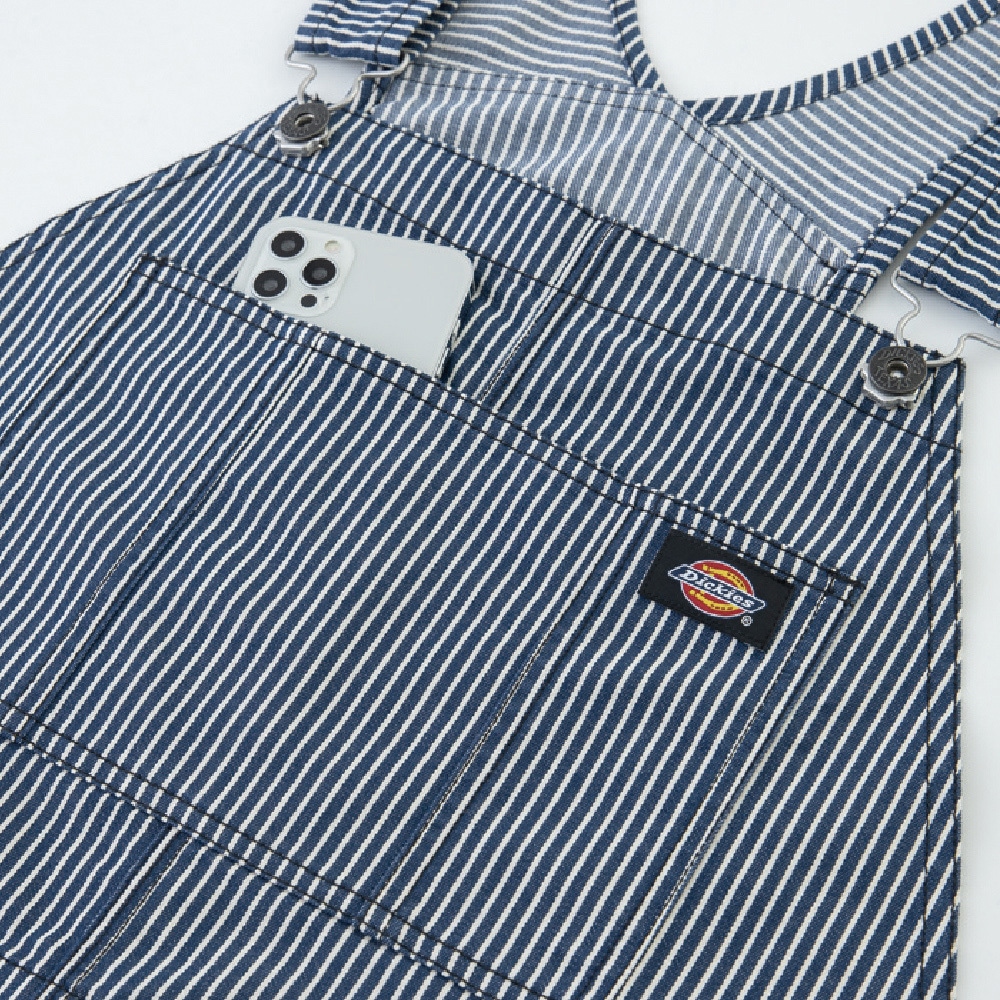 D-719 ストレッチヒッコリー オーバーオール Dickies(ディッキーズ