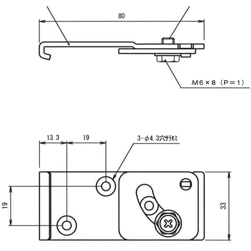 Z40-TEN-TF3000 大型カーテンレール Z-40工事用セット(Tフック