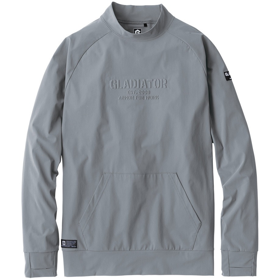 ストレッチ モックネック長袖シャツ（Mサイズ） dショッピング