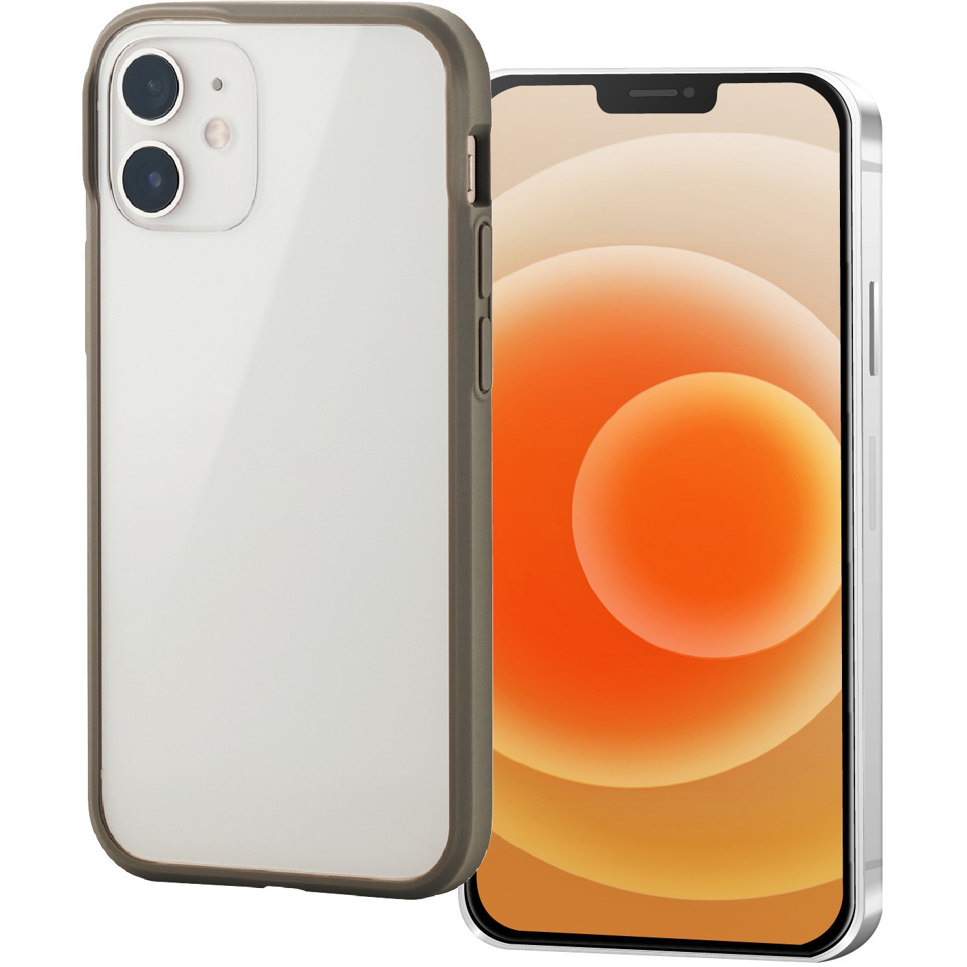PM-A20ATS3GY iPhone12mini ケース カバー 耐衝撃 360度保護