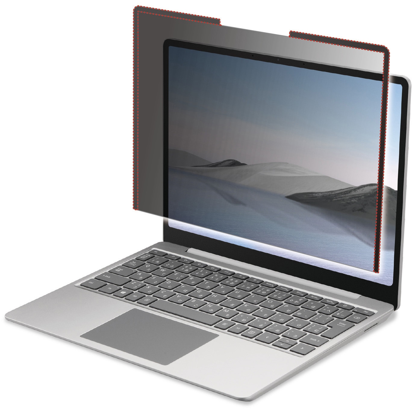 EF-MSLGPFNS2 液晶保護フィルム Surface Laptop Go 12.4インチ のぞき見防止 プライバシーフィルター ブルーライトカット 1個 エレコム 【通販モノタロウ】
