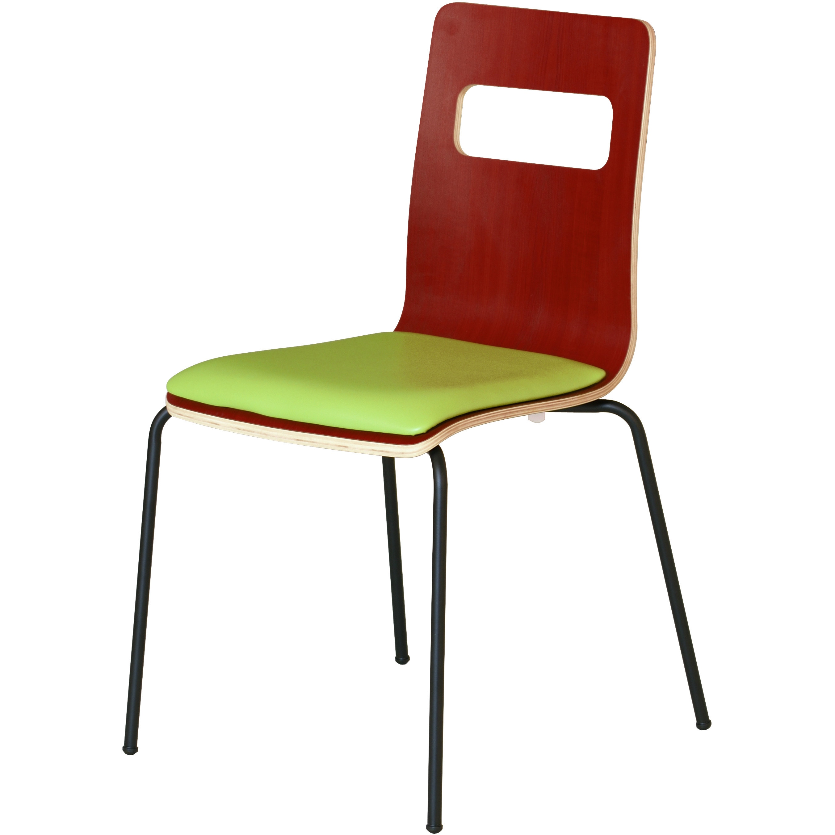 ALES-P-BR-GLM-B チェア 弘益 本体幅505mm奥行505mm高さ855mm  ALES-P-BR-GLM-B