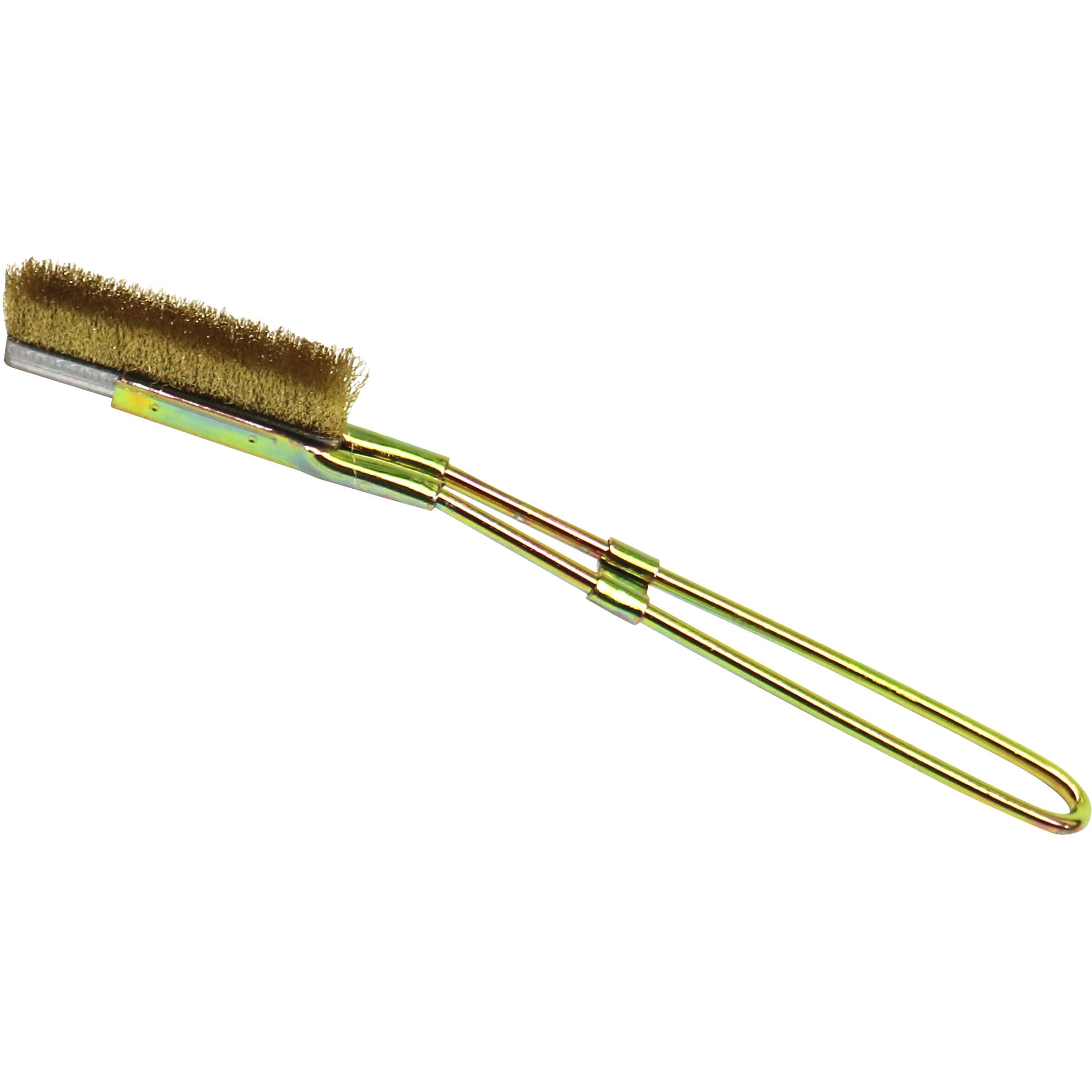 【当店限定販売】 42621 全長220mm A型 好川産業 真鍮 金柄チャンネルブラシ 工芸品