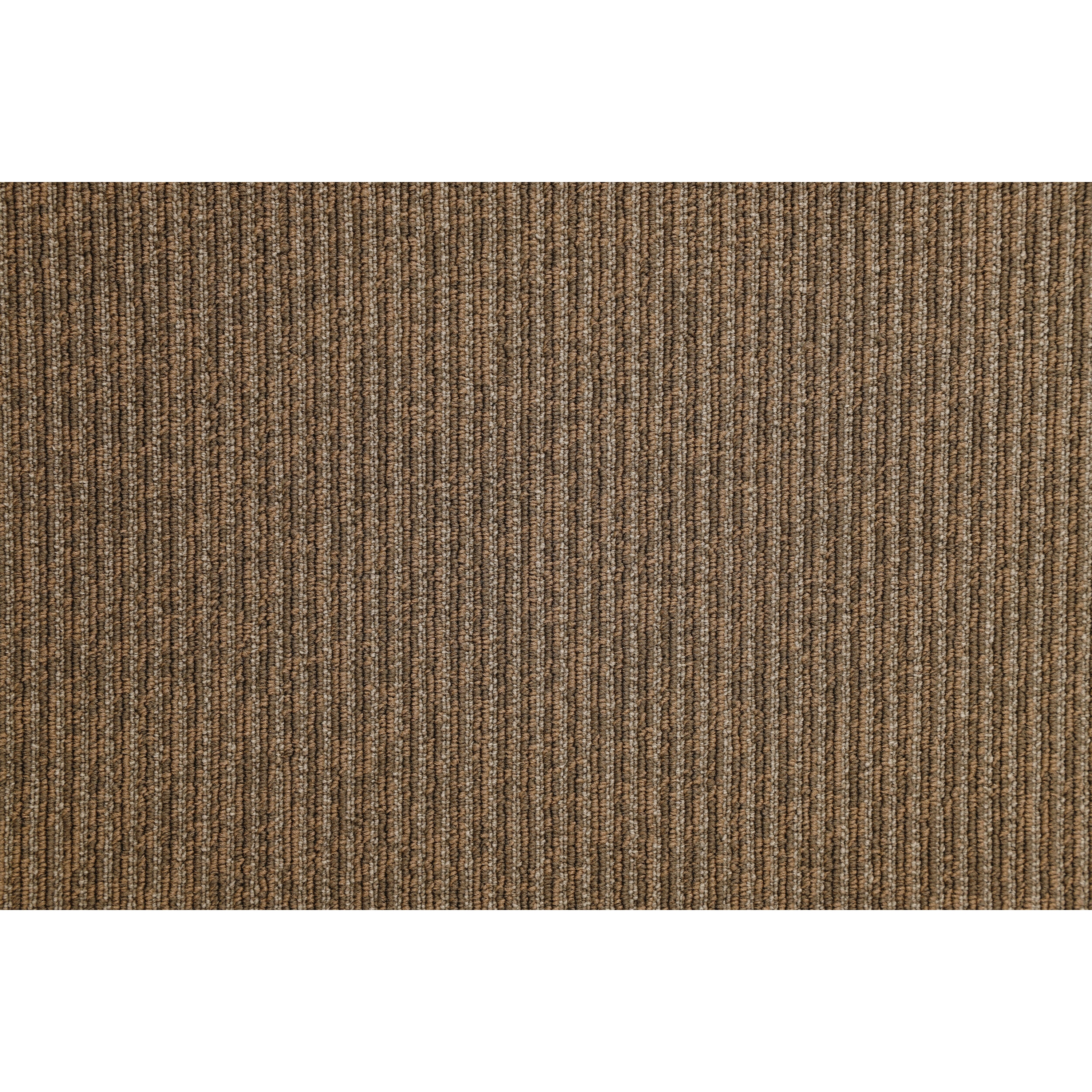 NSS521 タイルカーペット Nスクエア ストライプ アイリスオーヤマ ブラウン色 寸法500×500mm 1セット(20枚) NSS521