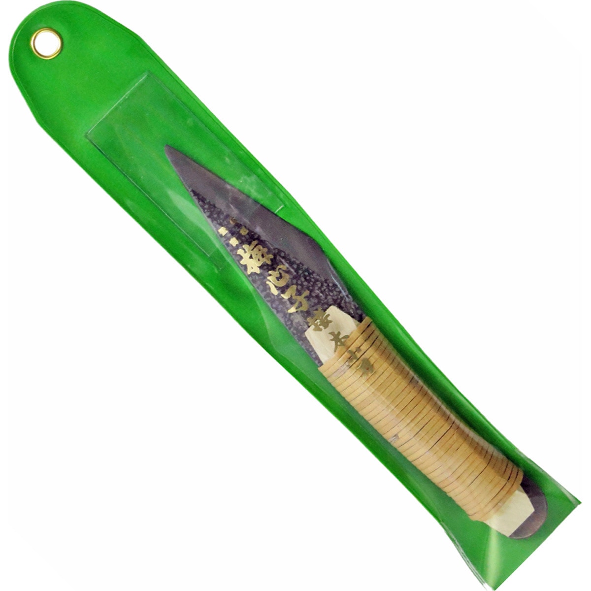 極上接木小刀 曲タイプ 籐巻仕様 梅心子圀光 全長190mm - 【通販