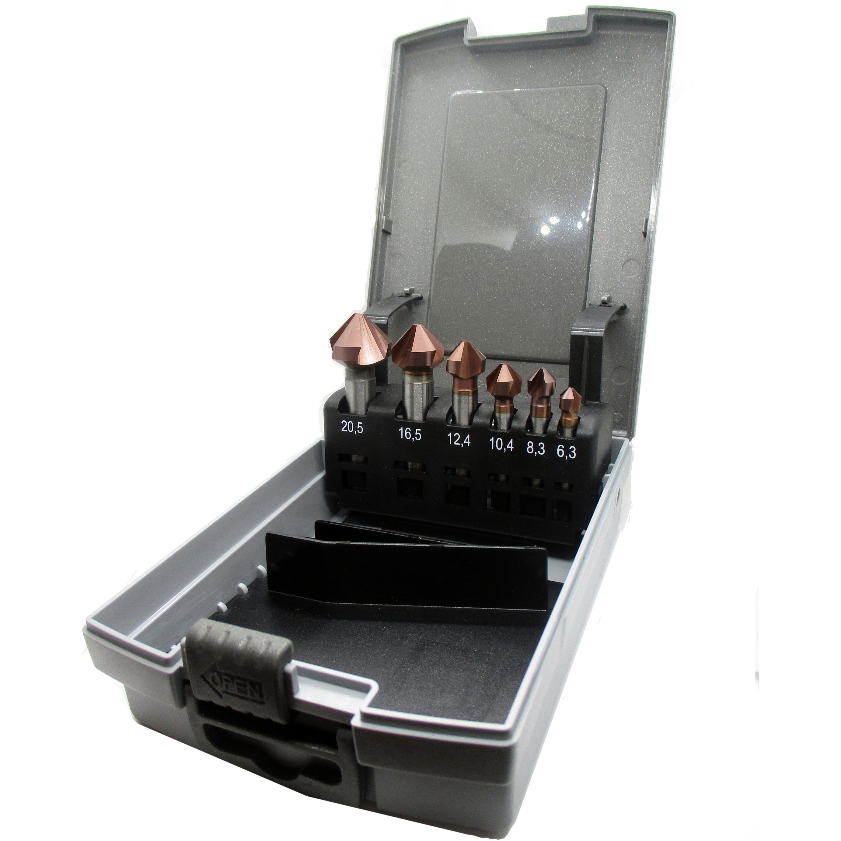 TZ-MF493A 90° 防振3枚刃カウンターシンクセット TZ Red'X コバルトハイス製 15,584円