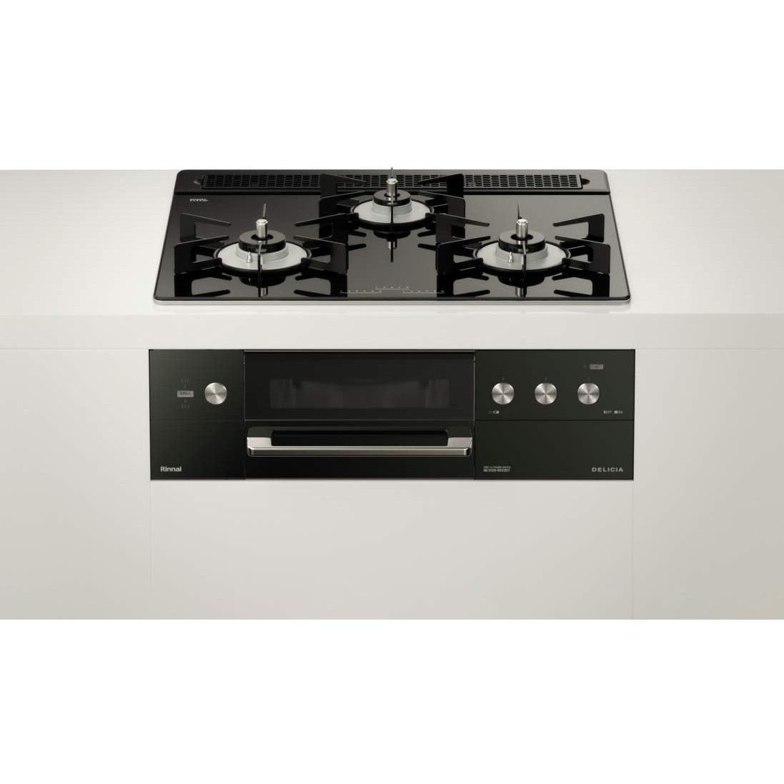RHS31W30E11RABW/13A ビルトインコンロ デリシアシリーズ リンナイ 口数3口