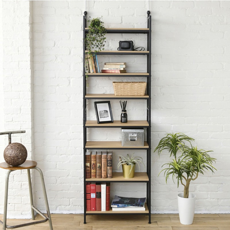 RTF-6025(OAK/SBK) つっぱりフリーラック 1台 YAMAZEN(山善) 【通販