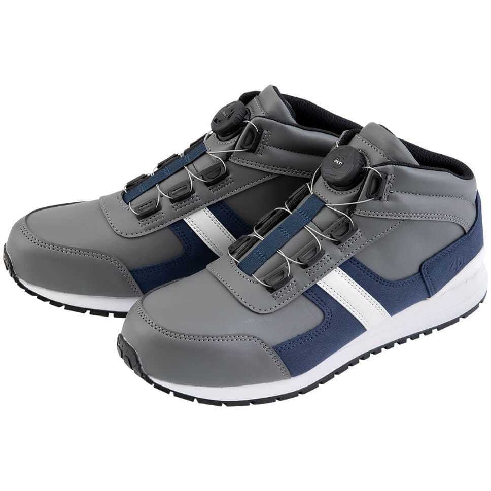 ZG-04 ダイヤル式ミッドカットセーフティースニーカー 1足 コーコス