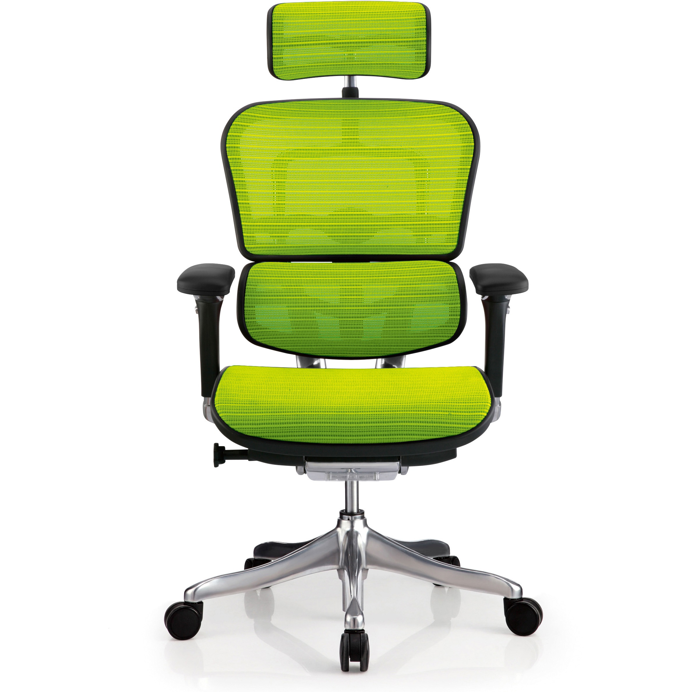 EHP-HAM KMD34 エルゴヒューマンプロ ハイタイプ エルゴヒューマン(Ergohuman) キャスターあり グリーン色 張地3Dファブリックメッシュ   EHP-HAM KMD34