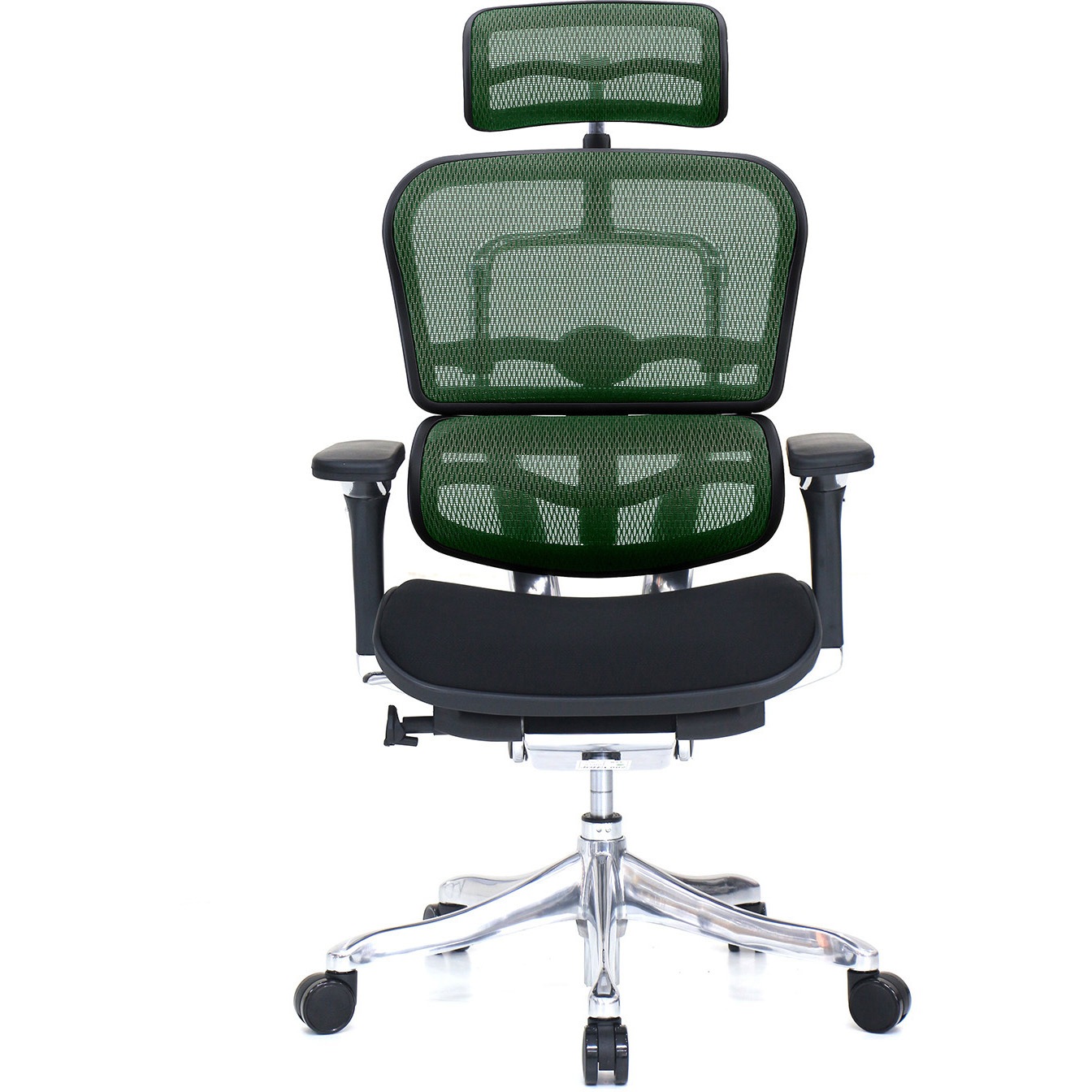 EHP-HBM KM14 エルゴヒューマンプロ(座面モールドクッション) ハイタイプ エルゴヒューマン(Ergohuman) キャスターあり グリーン色   EHP-HBM KM14