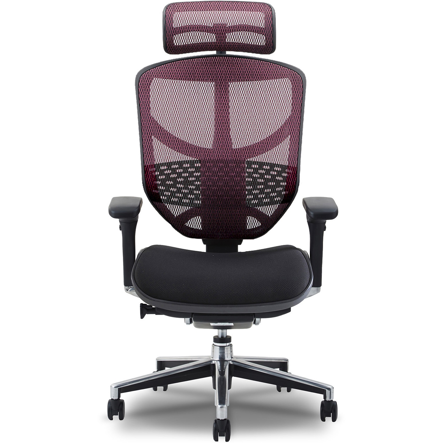 EJ-HBM     KM12 エンジョイ(座面モールドクッション) ハイタイプ エルゴヒューマン(Ergohuman) キャスターあり レッド色   EJ-HBM     KM12